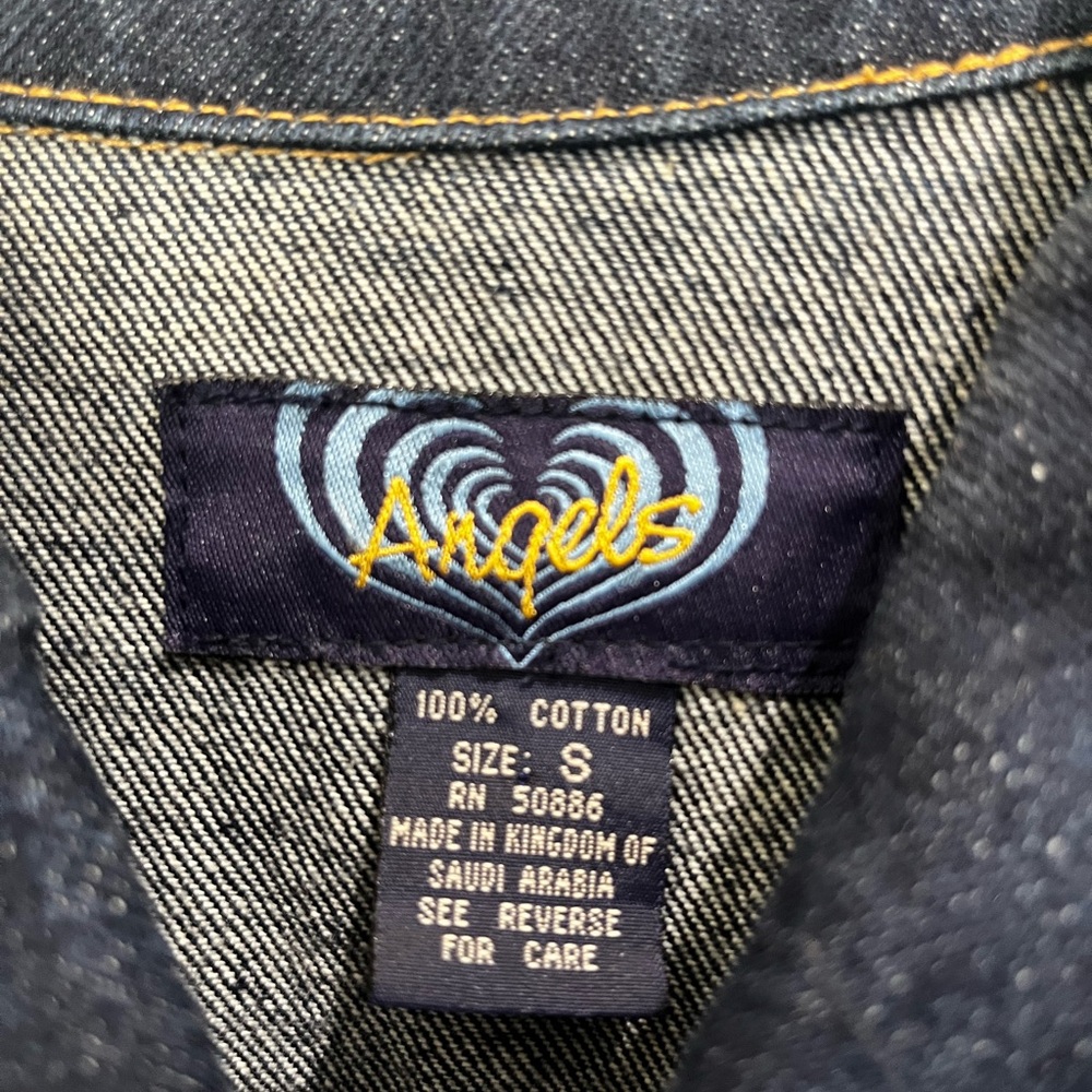 Jean Jacket With Harley Davidson Patch - image 3